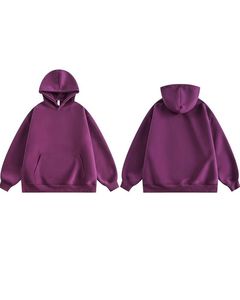 Sudadera con capucha de lana transpirable TRENDY para invierno cómoda mezcla de poliéster/algodón bordado Diseño de cuentas impreso Digital rápido - Product Image 3