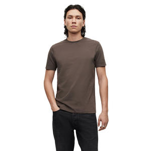 T-shirt en coton pour homme grande taille personnalisable avec motif vierge pour ajouter du tissu de jersey de texte de logo pour la promotion commerciale de la marque - Product Image 6