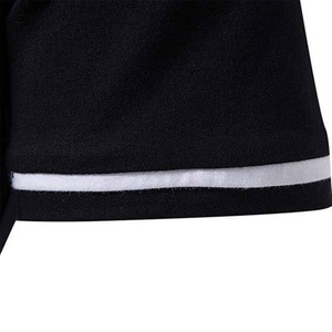 เสื้อโปโลผ้าฝ้ายสำหรับผู้ชายไซส์ใหญ่พิเศษดีไซน์โลโก้ตามสั่งระบายอากาศได้ครึ่งแขน - Product Image 5