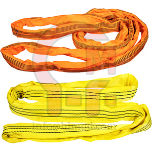 Hlm nhiệm vụ nặng nề <span class=keywords><strong>Polyester</strong></span> Vòng <span class=keywords><strong>Sling</strong></span> nâng mềm vô tận cáp treo 3ton 5ton 10ton 20ton 30ton Vòng Webbing <span class=keywords><strong>Sling</strong></span> nâng cáp treo - Product Image 4