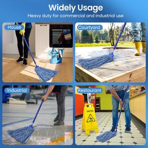 New Style Latest High Quality Eco-friendly Durable Wood Multi-functional Heavy Duty Cleaning <b>Mop</b> Self-Wringer Stainless Tray - Product Image 3