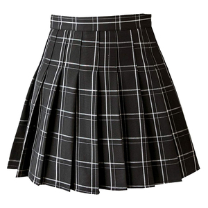 Jupe de tennis grande taille avec short et poche pour femmes Mini jupe d'été pour femmes Jupe extensible fluide Gym Sport Outfit - Product Image 5