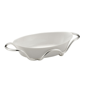 Pirofila ovale in ceramica, realizzata in italia la migliore soluzione per portare direttamente in tavola gli alimenti appena tolti dal forno - Product Image 2