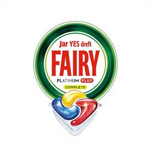 Tablettes lave-vaisselle Fairy Platinum Plus Complete All-in-1, paquet de 125, Agrumes, avec technologie anti-ternissement et action adoucissante pour un nettoyage en profondeur - Product Image 1