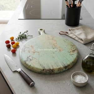 Ustensiles de cuisine Planche à découper en bois de tamarin pour fruits légumes Bloc à découper pour la cuisine - Product Image 6