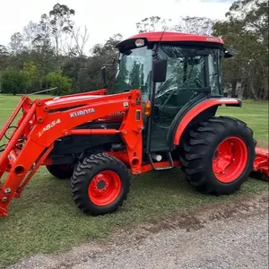 Tracteur Kubota assez utilisé Agriculture Tracteur agricole 70HP 4WD qualité parfaite