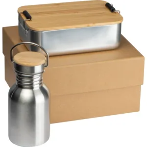 Set Regalo Personalizzato JOSEF: Bottiglia d'Acqua e Accessori per il Campeggio - Product Image 2