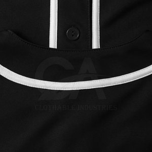 Maillot de baseball léger et respirant pour hommes pour les sports d'été Bas quantité minimale de commande toute l'équipe - Product Image 6