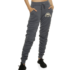 Fabricantes de ropa de aduana transpirable Y2k pantalones de chándal acampanados personalizados de Hip Hop apilados de peso pesado para niñas - Product Image 6