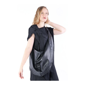 Luxury Women's Cowhide Leather <b>Handbag</b>-Custom Zipper Closure Panelled Design Genuine Leather Lining-<b>Big</b> Size for Birthday - Product Image 1