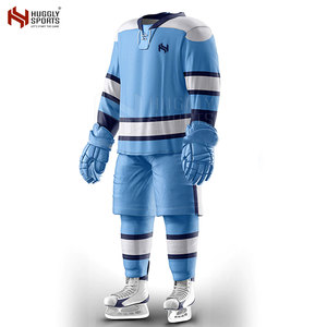 Ropa de hockey sobre hielo de diseño personalizado más vendida, conjunto de uniforme de poliéster 100%, crea tu propio conjunto - Product Image 4