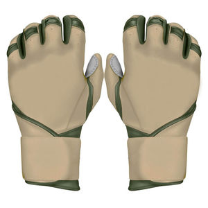 Guantes de bateo de béisbol de cuero personalizados de alta calidad para adultos logotipo personalizado antideslizante y resistente al desgaste para posición de receptor - Product Image 5