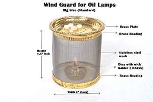 Quemador de incienso de latón con malla para espirales antimosquitos, quemador de incienso tradicional Diya Loban para el hogar, templo y exteriores - Product Image 2