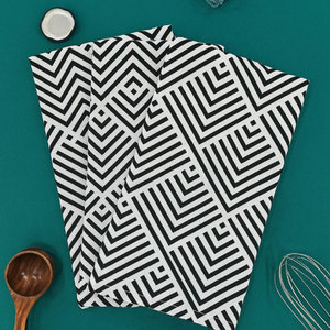 Ensemble de torchons en coton 100% pur, design personnalisé, imprimés vibrants, broderie, fournisseur indien - Product Image 3