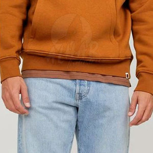 OEM servicio al por mayor mejor diseño hombres sudaderas con capucha ligero color sólido polar sudaderas con capucha para hombres venta en línea - Product Image 6