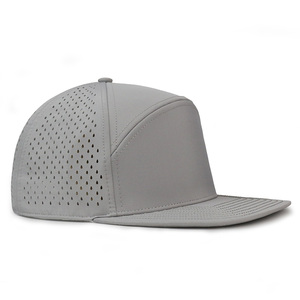Casquette de golf perforée résistante à l'eau avec logo personnalisé Casquette perforée découpée au laser à 6 panneaux Casquette de golf imperméable Casquette de sport - Product Image 1