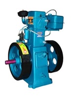 Nouveau moteur diesel monocylindre 2 temps à faible vitesse refroidi par eau Lister pour usage agricole et industriel, haute rigidité, certifié ISO, avec poignée