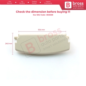 BGE538 Clip de Reparación para Consola Central de Apoyabrazos, Botón de Bloqueo, Color Bronceado E177B para A4 B6 B7 - Product Image 5