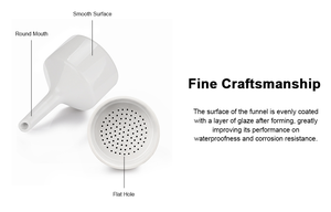 กรวยกรอง <span class=keywords><strong>Buchner</strong></span> พอร์ซเลนเซรามิกขนาด100มม. - Product Image 2