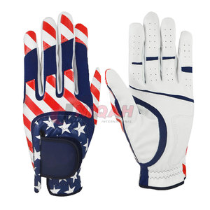 Gant de golf en cuir Cabretta de qualité supérieure fabriqué de manière experte pour un confort hivernal adhérence supérieure dans les sports par temps froid - Product Image 1