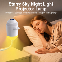 Projecteur d'étoiles USB, lampe d'ambiance Voie lactée pour l'intérieur de la voiture, la chambre à coucher, projection au plafond, gadget