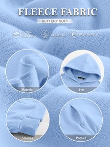 Sudadera con Capucha Extra Grande para Mujer, Estilo Moderno, de Manga Larga, con Bolsillo, para Otoño e Invierno - Product Image 6