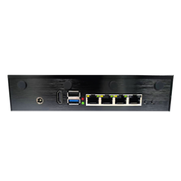 Firewall sin ventilador PC mini ordenador Intel Atom 3 LAN 12V industrial Mini PC 3 Ethernet Mini PC