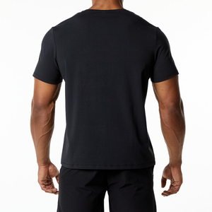 T-shirts personnalisés poids lourd Boxy pour hommes 100% coton Jersey décontracté motif solide épaule tombante couleur unie utilisé balle de vêtements teints - Product Image 5