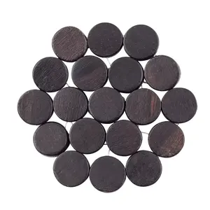 Printed Design Acacia Wood High Quality <b>Marble</b> Coasters Set Tableware Table Decor Mats and Pads Unique Tea coaster for Home - Product Image 3