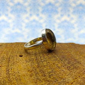 Anillo de piedras preciosas de citrino Natural de plata 925, diseño de trabajo Jali, anillo bohemio, joyería al por mayor, joyería fina, regalo para ella grabado a mano - Product Image 5