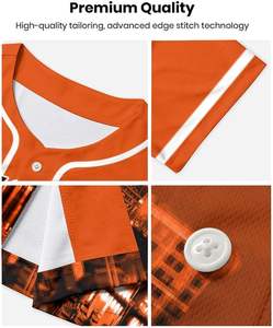 Camiseta de béisbol de alta calidad, sublimación, camiseta de equipo elegante personalizada, transpirable, duradera, ropa deportiva personalizada para jóvenes - Product Image 4