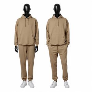 2025 vente en gros usine Logo personnalisé Top qualité survêtements plaine vierge 2 pièces survêtement lourd pour hommes - Product Image 2