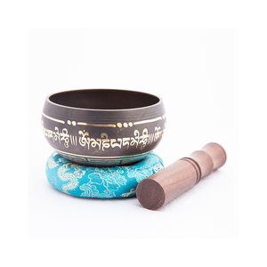 Cuenco de canto tibetano curativo para chakras, mazo de madera y almohada de seda, compra al mejor precio - Product Image 1
