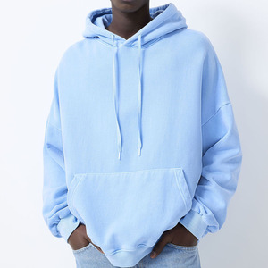 Sudadera con capucha de invierno de 220gsm de peso pesado personalizada, diseño de manga larga de ajuste Regular para hombre, sin bolsillo de cuerda, transpirable, de secado rápido - Product Image 5