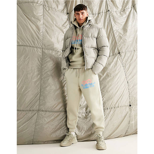 Le Hiver Hommes de Manteau Personnalisé Visage Stand Col En Plein Air Vers Le Bas Vestes Léger Puffer Veste - Product Image 1