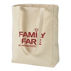 Sac en coton recyclé écologique à la mode élégant réutilisable 100% sacs fourre-tout en toile de coton pur à vendre - Product Image 4