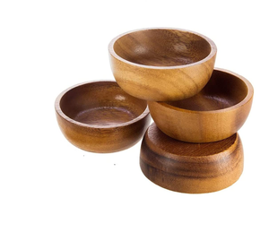 Elegante Tazón Desechable de Madera Natural Ecológico, Vajilla Hecha a Mano de Estilo Americano para Uso en el Hogar y Restaurantes - Product Image 5