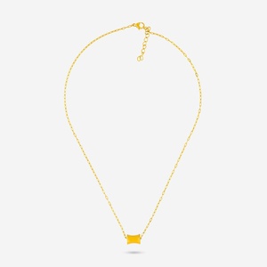 Collier Tendance 192093 Géométrique en Forme de Chiffre Sertie de Diamants Principalement en Alliage Acier Inoxydable Laiton Alliage de Zinc Chaînes - Product Image 4