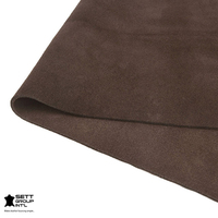 Wildleder-Rindsleder, weich, 0,5-1,5 mm, organisch, authentisch, Kaffeefarben, Premium-Spaltleder für DIY-Bastelarbeiten, Werkstatt, Röcke, Gürtel, Sofa