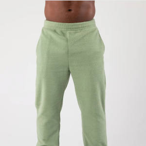 OEM Custom Manufectuer100% Fleece <b>Sherpa</b> Fabric Two Pieces Set Classic <b>Sherpa</b> <b>Joggers</b> for Men - Product Image 2