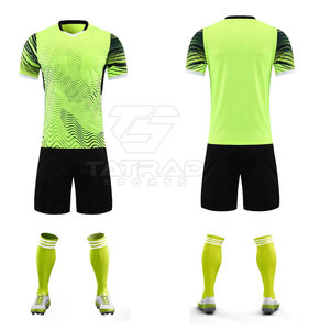 Dernier design de maillot de football pour hommes, manches courtes, imprimé, séchage rapide, respirant, 100% polyester, personnalisable, toutes saisons - Product Image 1