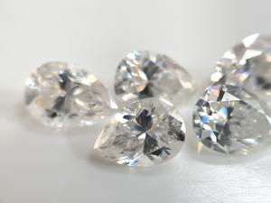 ลูกแพร์เพชรโมอิสขนาด5x7มม. สีขาวสำหรับ E-F โมอิสซาไนท์ที่มีความบริสุทธิ์หลวม - Product Image 4