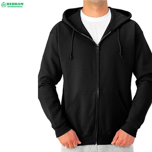 Sweat à capuche unisexe personnalisé avec fermeture éclair double sens, poches kangourou, coupe décontractée pour l'hiver, épaules tombantes, en molleton de coton French Terry, coupe classique - Product Image 1