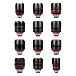 Ensemble d'objectifs Angenieux Optimo Prime Platinum 18 21 24 28 32 40 50 60 75 100 135 & 200 mm pour utilisation avec un appareil photo - Product Image 1