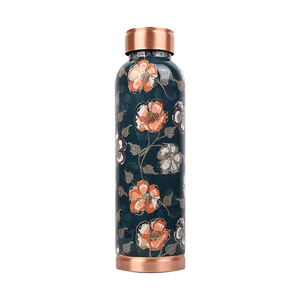 Latest Design Pure Copper <b>Bottle</b> New Arrival <b>Metal</b> Copper <b>Bottle</b> With Printed Design Copper <b>Water</b> <b>Bottle</b> at Reasonable Prices - Product Image 1