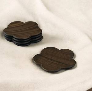 Posavasos de madera de nogal hechos a mano para café, té, copas de vino, uso multiusos, alfombrillas y almohadillas decorativas para el hogar - Product Image 6