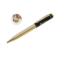 Stylo à bille en or avec logo personnalisé de haute qualité, 0.5mm, nouveauté commerciale, cadeau promotionnel en métal, conception novatrice, enseignants de bureau