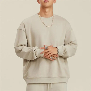 เสื้อสเวตเชิ้ตคอกลมผู้ชายแบบขายส่ง ปี 2025 จำนวน 2 ตัว ผ้าฝ้ายฟลีซ 100% ระบายอากาศได้ดี เป็นมิตรกับสิ่งแวดล้อม ปรับแต่งได้ สำหรับฤดูหนาว - Product Image 5