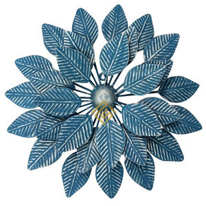 2025 High Quality Luxury Modern Metal <b>Leaf</b> Shape <b>Wall</b> Art <b>Decor</b> Pastel Color Electric <b>Wall</b> Hanging Hot Selling Item - Product Image 1