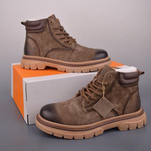 Bottes de montagne pour hommes, pour haute altitude et usage intensif, bottes de randonnée en cuir isolées pour la neige et la marche sur glace - Product Image 1